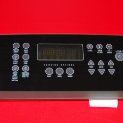 Part # 9763264 | W10110452 | 9758080 Whirlpool Oven Panel And Control Board (used, overlay good - Black)