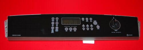 Part # 9763264 | W10110452 | 9758080 Whirlpool Oven Panel And Control Board (used, overlay good - Black)