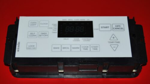 Part # W10572540 - $Whirlpool Oven Control board (used, overlay very good - White)