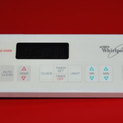 Part # 3196760 | 6610057 - $Whirlpool Oven Control Board (used, overlay fair - yellow)