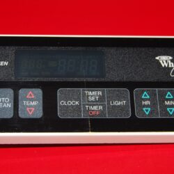 Part # 3196762 | 6610059 Whirlpool Gas Oven Control Board (used, overlay poor - Black)