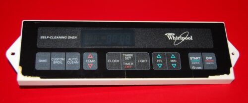Part # 3196762 | 6610059 Whirlpool Gas Oven Control Board (used, overlay poor - Black)