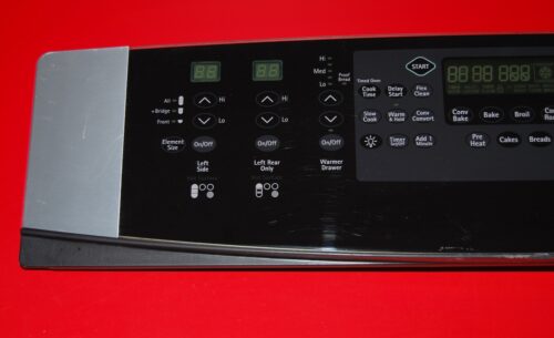 Part # 5304458053 | 316462850 | 316442010 | 316448900 Kenmore Oven Control Panel and Boards (used, overlay fair - Black) Part # 5304458053 | 316462850 | 316442010 | 316448900 Kenmore Oven Control Panel and Boards (used, overlay fair - Black)