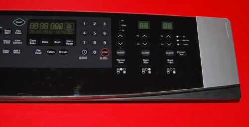 Part # 5304458053 | 316462850 | 316442010 | 316448900 Kenmore Oven Control Panel and Boards (used, overlay fair - Black) Part # 5304458053 | 316462850 | 316442010 | 316448900 Kenmore Oven Control Panel and Boards (used, overlay fair - Black)