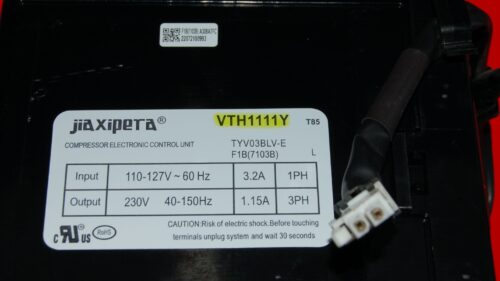 Part # 5304527038 | VTH1111Y | Frigidaire Refrigerator Compressor Control Unit