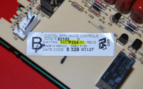Part # 8507P254-60 - $59 Maytag Gas Oven Control Board (used, electronics only)
