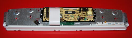 Part # 9763547 | 9762967 Whirlpool Oven Control Panel And Board (used, overlay good - Bisque)