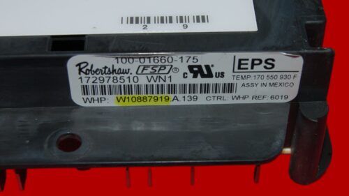 Whirlpool Oven Control Board W10887919 | W11122546 | OEM Used Tested (overlay good - White)