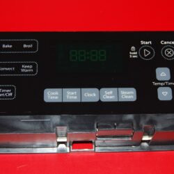 Part # W10348631 Whirlpool Oven Control Board (used, overlay good - Black)