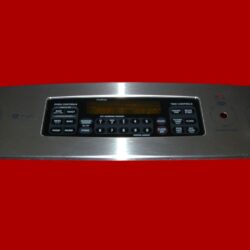 Part # WB27T10703 | WB27T10810 | GE Oven Control Panel And Board (used, overlay fair - Stainless Steel And Black)