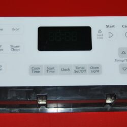 Part # W10887919 Whirlpool Oven Control Board (used, overlay good - White)