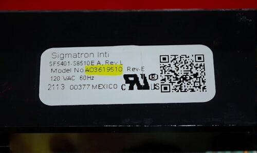 Part # 5304510064 | A03619510 | Frigidaire Oven Control Board (overlay good - Black)