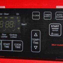 Part # 9760302 | 6610455 - Estate Gas Oven Control Board (used, overlay fair - Black)