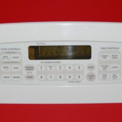 Part # WB27T10702 | WB27T10810 | 164D6476G014 GE Oven Control Panel And Board (used, overlay fair - Bisque)