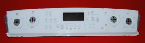 Part # 9763548 | 9763042 Whirlpool Oven Control Panel And Board (used, overlay good - White)