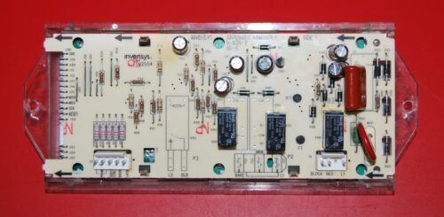 Part # 9761113 - Whirlpool Oven Control Board (used, overlay fair - Yellow)
