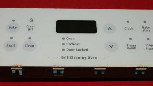 Kenmore Oven Control Board 318184400 | 318184401 | OEM Used Tested (overlay fair - White)