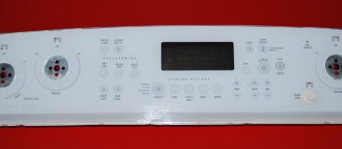 Part # 9763548 | 9763042 Whirlpool Oven Control Panel And Board (used, overlay good - White)