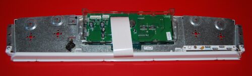 Part # 9763548 | 9763042 Whirlpool Oven Control Panel And Board (used, overlay good - White)