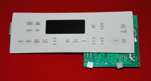 Part # 8524212 | 8523884 Whirlpool Oven Control Board And Keypad (used, overlay good - Bisque)