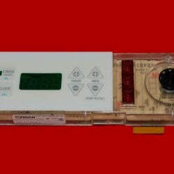 GE Oven Control Board WB27X10215 | 164D3147G021 | OEM Used Tested (overlay good - White)