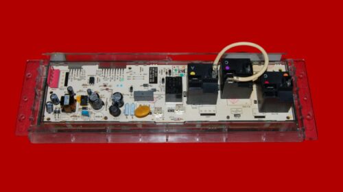 GE Oven Control Board 164D8450G163 | WB27X45466 OEM Used Tested (overlay good - Dark Gray)