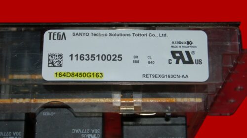 GE Oven Control Board 164D8450G163 | WB27X45466 OEM Used Tested (overlay good - Dark Gray)