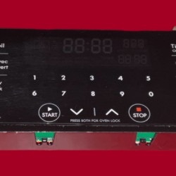 Part # 316650001 - Frigidaire Oven Control Board (used, overlay good - Black)