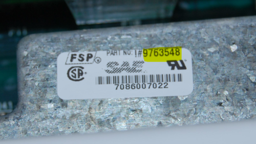 Part # 9763548 | 9763042 Whirlpool Oven Control Panel And Board (used, overlay good - White)