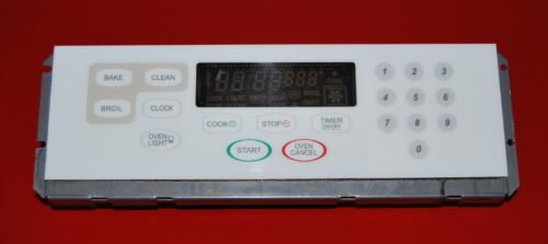 Part # 31-31924703-W Whirlpool Oven Control Board (used, overlay fair - White)