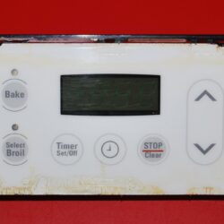Part # 316222810 - $59 Kenmore Gas Oven Control Board (used, overlay poor - Bisque)