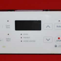 Part # 316557230 - Kenmore Gas Oven Control Board (used, overlay poor - Bisque)