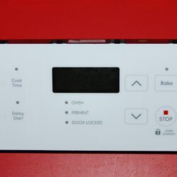 Part # 316557109 - Kenmore Oven Control Board (used, overlay fair - White)