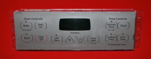 Part # WB27T10864 | 191D3776P011 - GE Oven Control Board (used, overlay poor - Silver)