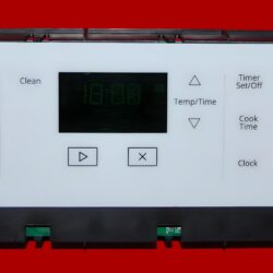 Part # W11038137 - Whirlpool Oven Control Board (used, overlay fair - White)