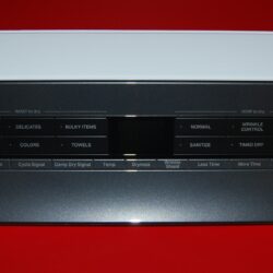 Part # W11178519 - $139 Whirlpool Dryer Control Panel (used, condition near mint - Dark Gray)