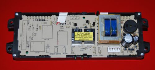 Part # WB27K10008 | 164D3260P003 GE Gas Oven Control Board (used, overlay poor - Almond)