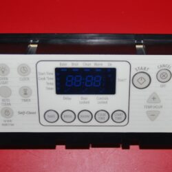 Part # 9762195 - Whirlpool Gas Oven Control Board (used, overlay very good - Bisque)