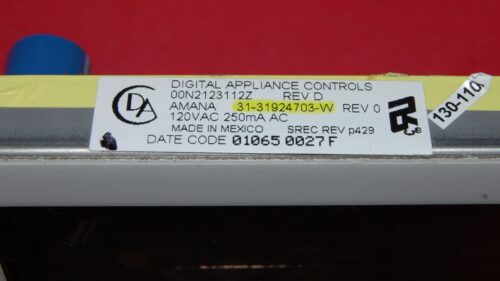 Whirlpool Oven Control Board - 31-31924703-W | 31924703 (overlay fair - White)
