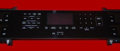 KitchenAid Oven Touchpad and Control Boards W10692419 | W10612943 | OEM Used Tested (overlay good - Black)