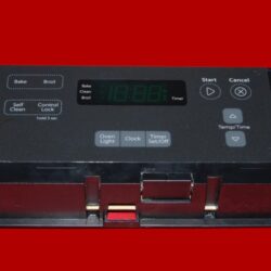 Whirlpool Oven Control Board W10734609 | WPW10734609 | OEM Used Tested (overlay good - Dark Gray)