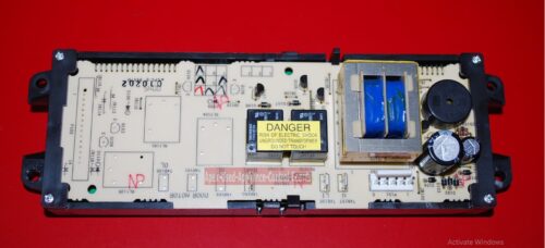 Part # WB27K10008 | 164D3260P003 - GE Gas Oven Control Board (used, overlay good - White)