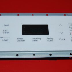Part # DG34-00042A | DE94-03926A Samsung Oven Switch Membrane And Board (used, overlay fair - White)