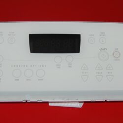Part # 9758472 | 9757271 Whirlpool Touch Panel And Board (used, overlay good - Bisquit)
