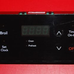 Part # A03619521 - Frigidaire Oven Control Board (used, overlay poor - Black)
