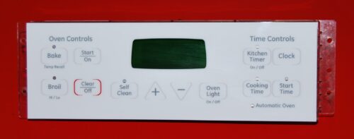 Part # WB27K10091 | 183D8192P002 - GE Oven Control Board (used, overlay very good - White)