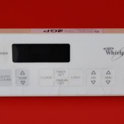 Part # 8522503 | 6610324 - Whirlpool Gas Oven Control Board (used, overlay poor - White)