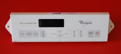 Part # 8522503 | 6610324 - Whirlpool Gas Oven Control Board (used, overlay poor - White)