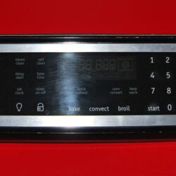 Part # 139059417 | A01519101 Frigidaire Oven Control Panel And Board (used, overlay fair - Stainless Steel/Black)