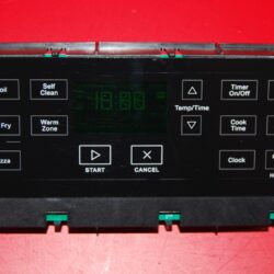 Part # W11527158 - Whirlpool Oven Control Board (used, overlay good - Black)